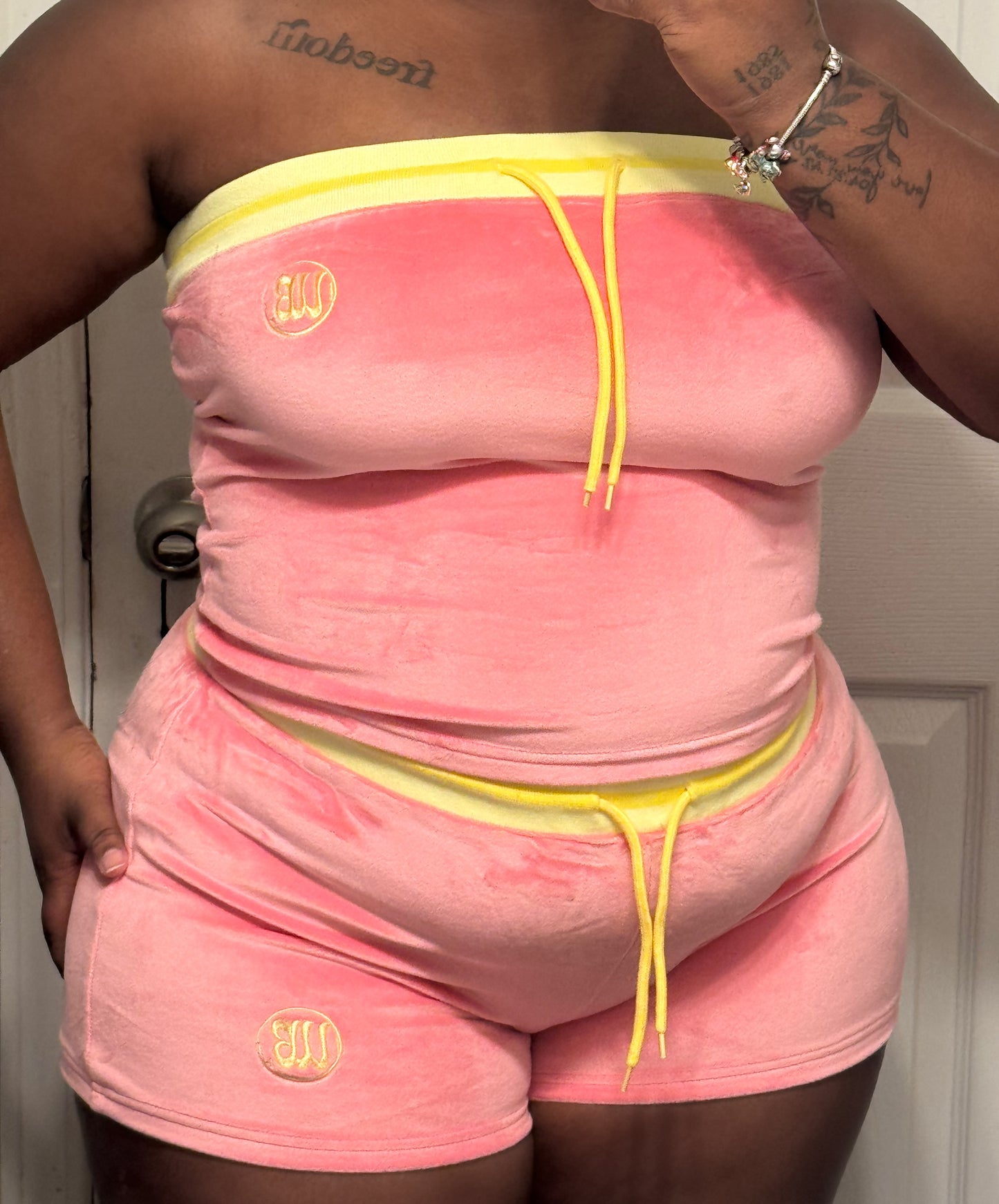 Velour Body Set x Pink Yemonadee