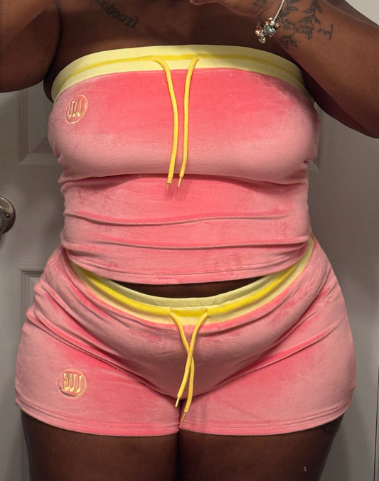 Velour Body Set x Pink Yemonadee