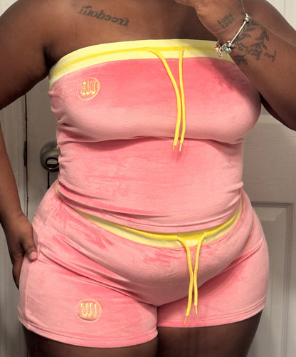 Velour Body Set x Pink Yemonadee